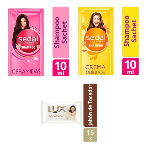 Combo Hotelero 144 Shampoo + 144 Acondicionador + 250 Jabon 1