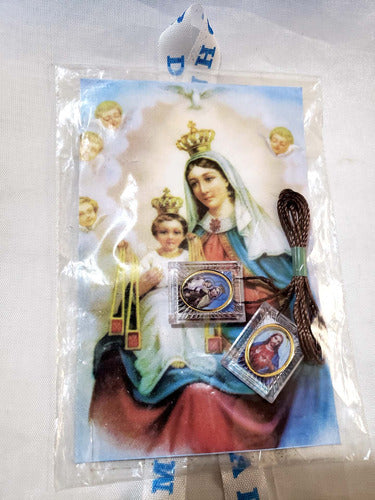 Escapulario Our Lady of Mount Carmel Do Carmo. Brazil. Bahia 0