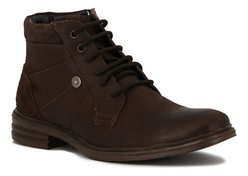 Starsax Leather Lace-Up Boots for Men 0