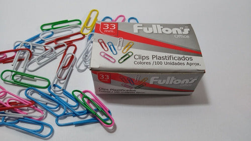 Dolphin Color Clips 33 Mm X 100 Units 1