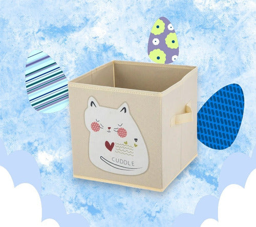 Foldable Animal Toy Storage Basket Organizer 27cm 1