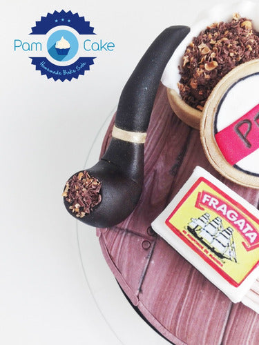 PamCakehouse Torta Artesanal 100 Años Habano Pipa Tabaco 1