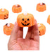 Set of 6 Warm Light Pumpkin LED Electronic Candles for Halloween Decor 0