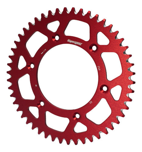 Supersprox Aluminum Plate Polonia Red 48D KX KLX Various RMZ 0