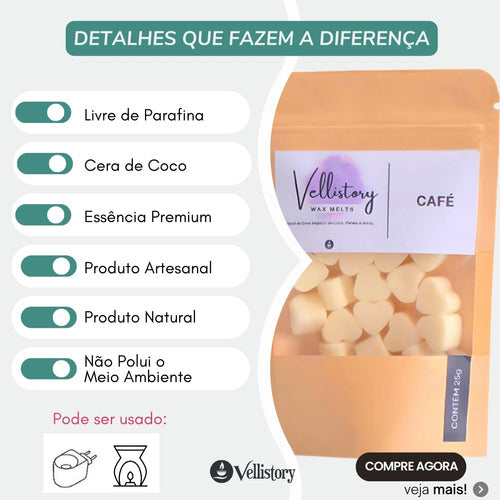 Rechaud De Cerâmica + Wax Melts Incluso 2 Vela Rechaud 7