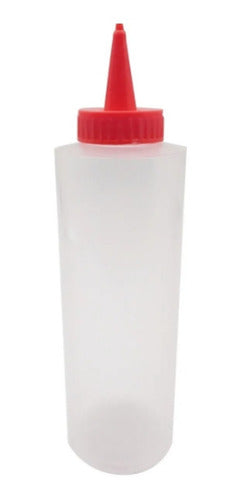 Plastic Sauce Bottle for Dressings Transparent 700ml 3