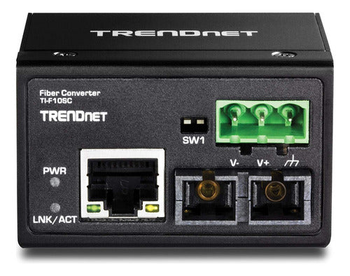 TRENDnet Hardened Industrial 100Base FX Multi Mode SC 1