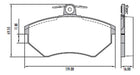 Frasle Brake Pad PD/337 1