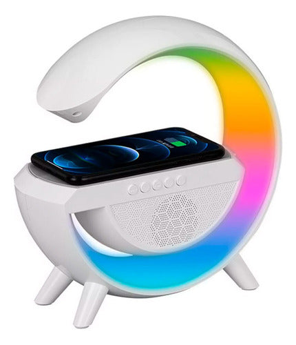 LED Bedside Lamp with Wireless Charger and Bluetooth Speaker 0