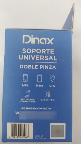 Dinax Universal Cell Phone Holder for Car - Double Clamp 4