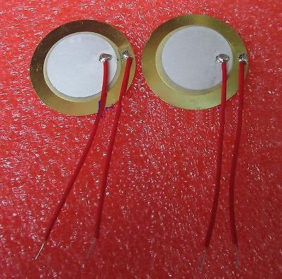 Sounder 10 Piezoelectric Sensors for Drums, Telephone Ringer 27mm 0