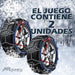 Juego Cadenas Para Nieve Barro Rodados 165/70-14  165/60-15 2