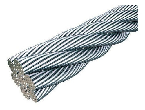 Cable De Acero Galvanizado Flexible 16mm X Metro  - Ynter In 0