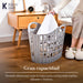 Känn Livet Foldable Plastic Laundry Basket Organizer 5