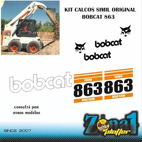 Original Style Decal Kit Bobcat 863 0