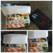 Caja Sushi Cerezo Grande Con Divisiones 24-30 Piezas, 25 U 3