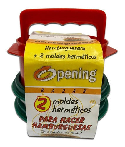 Molde Plástico Para Hamburguesa Manual Pettish Online 1