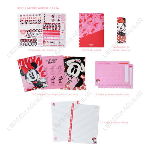 Mooving Loops Minnie Mouse Stickers Notebook Refill 2