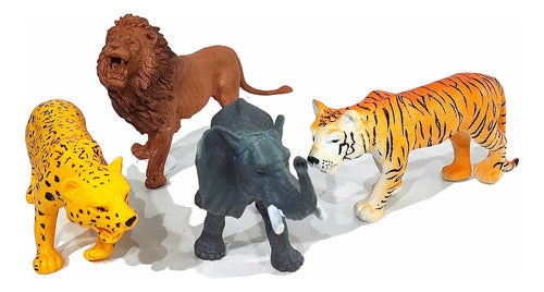 Set of 4 Wild Animals Toys for Kids 1