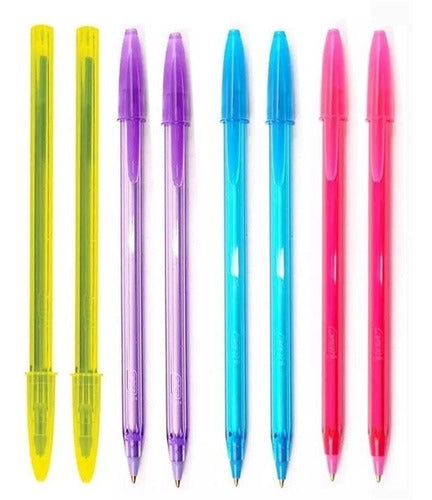 BIC Cristal Fashion Turquoise Ballpoint Pen (x50 Units) 4