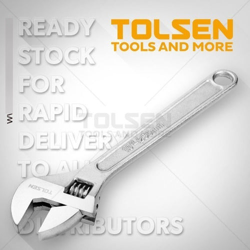 Tolsen Adjustable Wrench 450 Mm 18 Inches 15006 1