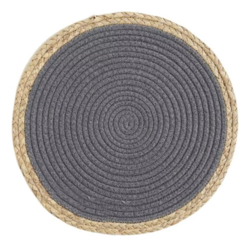 SUNRISE Deco Individual Round Table Mat 38 Cm 0