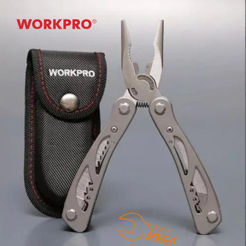 Workpro 12-in-1 Multifunction Folding Tool with Case W014061 2