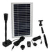 Sunnydaze Solar Powered Water Pump And Panel Kit With Battery 0