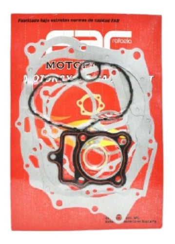 Complete Motor Gasket Set for Motomel Skua 150 and Others 0
