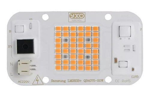 LED COB YXO 50W Samsung Quantum Board White 3500K + Hyper R 0