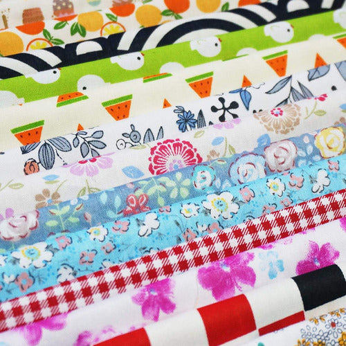 Misscrafts Cotton Fabric 20x20cm, 50 Pieces for Patchwork 2