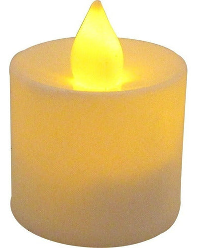 LED Battery-Powered High Candles Warm Souvenirs Pack of 12 0