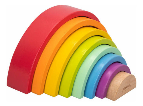 Arcoiris Waldorf En Madera Grande 0