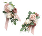 Ling's Moment Dusty Rose & Blush Floral Shoulder Corsages, M 0