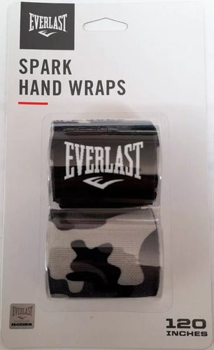 Everlast Spark Printed Boxing MMA Hand Wraps Pair 3.05 Meters 120 Inches 1