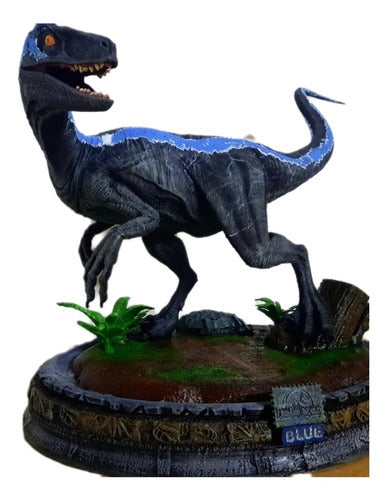 Diorama Velociraptor Blue 1