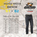 Solco Motorcycle Jeans S2 with Removable Protections - Asmotopartes 4