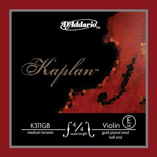 D'Addario Kaplan Gold Ball End Violin C String 0