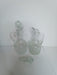 Generic Vintage Glass Oil and Vinegar Set with Salt and Pepper Shakers 2