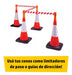 Traffic Cone Devices with 3.5m Retractable Tape 3