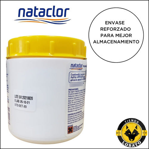 Nataclor Pool Chlorine Tablets and Floater Kit - 1kg Triple Action for Pools 4