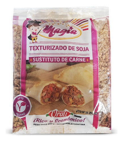 Sustituto Carnico Carne Soja Texturizada Orali 250g Pack X2 1