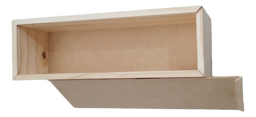 Caja Para Vino De Madera Tapa Corrediza 0