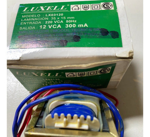 Transformador  De  220 Vca 50hz  A 12 Vca 300 Ma  En Caja 1