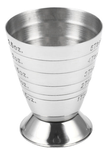 2x Measuring Shot Cup, Onça, Jigger Bar, Misturador De Bebid 1