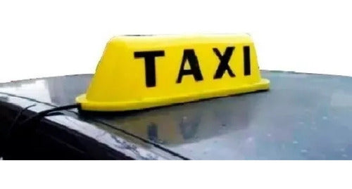 Taxi Light Illuminated Sign with Magnetic Base 12V Yellow 0