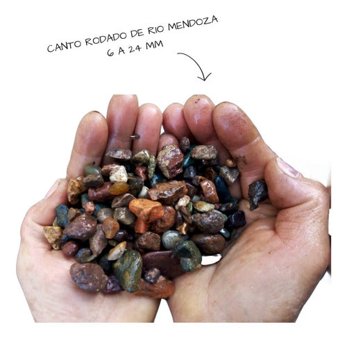 Nuevo Vivero Hanasono River Pebbles for Garden - 10 Kg Bag 3