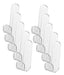 Pack of 5 Acrylic Self-Adhesive Wall Hooks 0