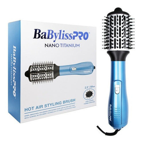 Cepillo Secador Voluminizador De Pelo Babyliss Pro Titanium 0