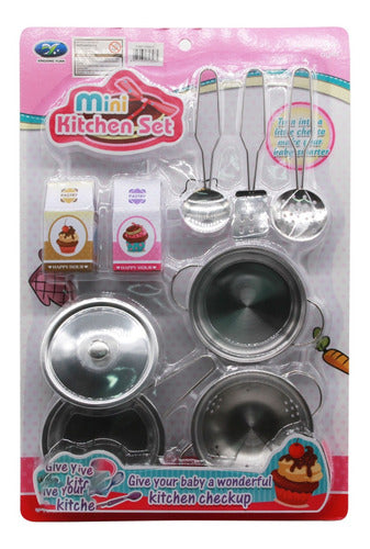 FLABER Set Cocina 9 Piezas Metal 0